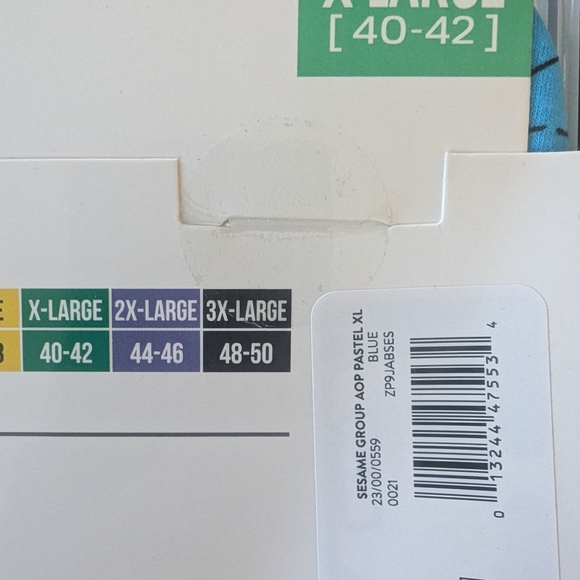 Sesame Street Men's Sleep Pant, XL 40-42, elastic waist, drawstring, pockets - Picture 3 of 7